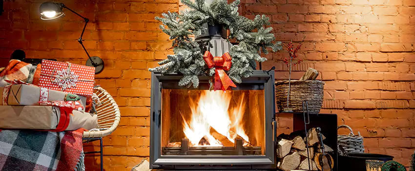 Travis Industries Linear Gas Fireplace Installation in Boulder City, Nevada